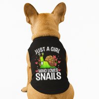 Funny Snail Design For Snail Lover Doggie Tank