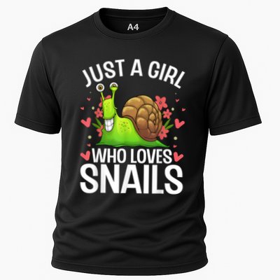 Funny Snail Design For Snail Lover Performance Shirt