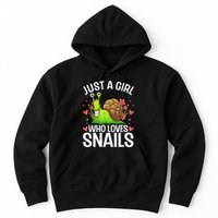 Funny Snail Design For Snail Lover Hoodie