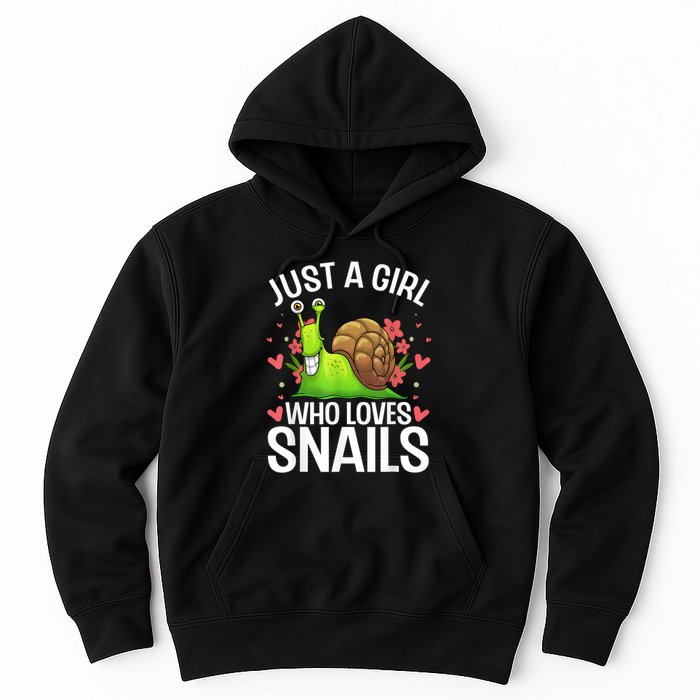 Funny Snail Design For Snail Lover Hoodie