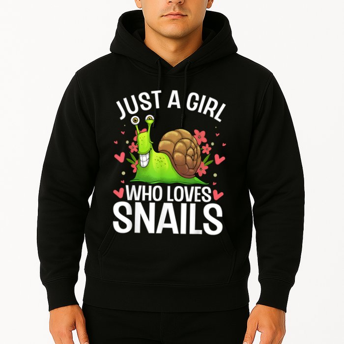 Funny Snail Design For Snail Lover Hoodie