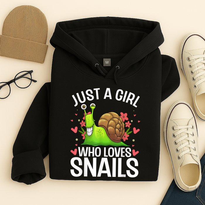 Funny Snail Design For Snail Lover Hoodie