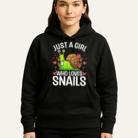 Funny Snail Design For Snail Lover Hoodie