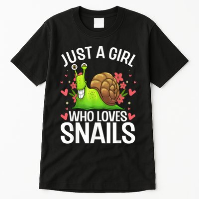Funny Snail Design For Snail Lover Tall T-Shirt