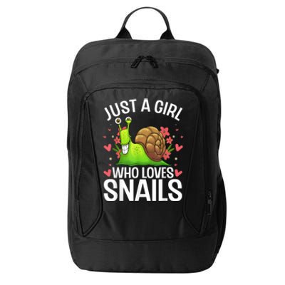 Funny Snail Design For Snail Lover City Backpack