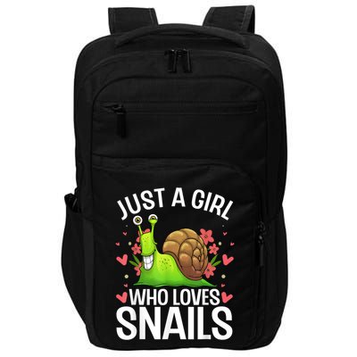 Funny Snail Design For Snail Lover Impact Tech Backpack