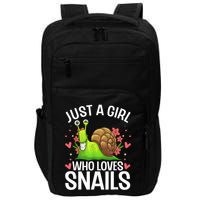 Funny Snail Design For Snail Lover Impact Tech Backpack