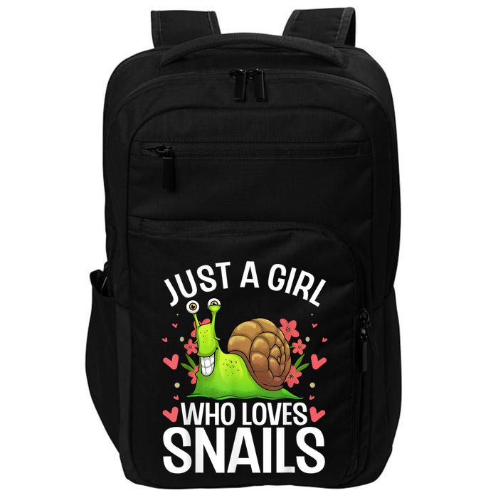 Funny Snail Design For Snail Lover Impact Tech Backpack