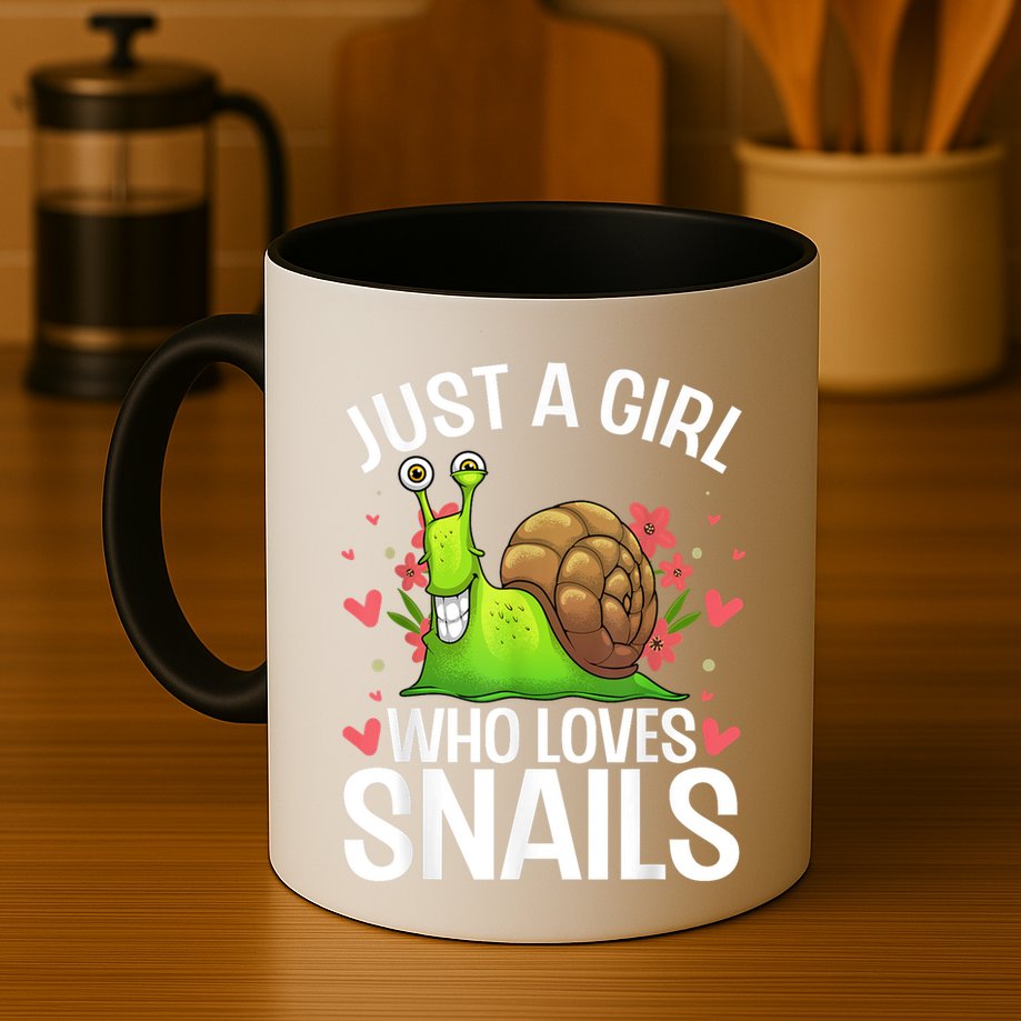 Funny Snail Design For Snail Lover Mug