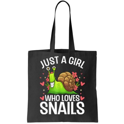 Funny Snail Design For Snail Lover Tote Bag