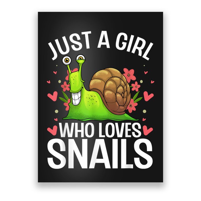 Funny Snail Design For Snail Lover Poster