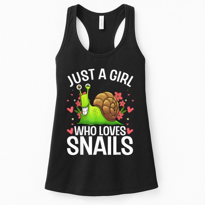 Funny Snail Design For Snail Lover Womens Tank Top