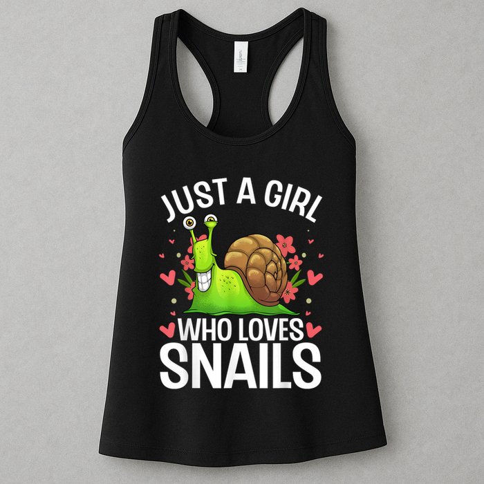 Funny Snail Design For Snail Lover Womens Tank Top