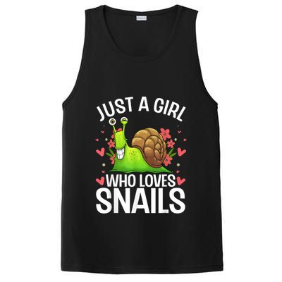Funny Snail Design For Snail Lover PosiCharge Competitor Tank