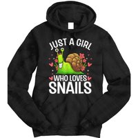 Funny Snail Design For Snail Lover Tie Dye Hoodie
