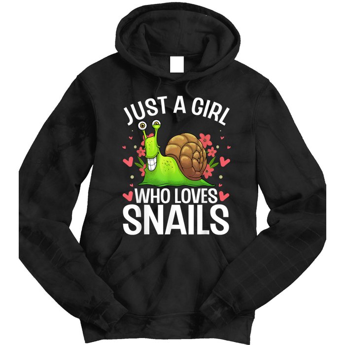 Funny Snail Design For Snail Lover Tie Dye Hoodie