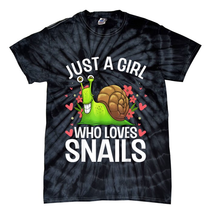 Funny Snail Design For Snail Lover Tie-Dye T-Shirt