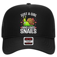 Funny Snail Design For Snail Lover Trucker Hat