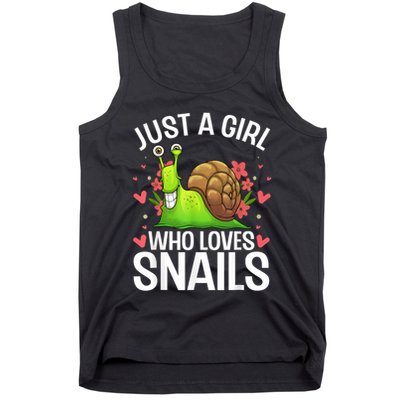 Funny Snail Design For Snail Lover Tank Top