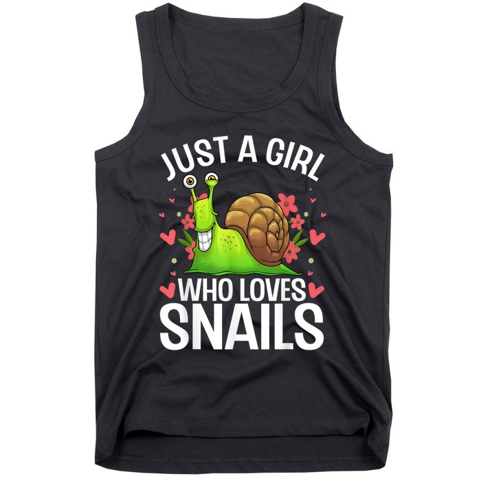 Funny Snail Design For Snail Lover Tank Top