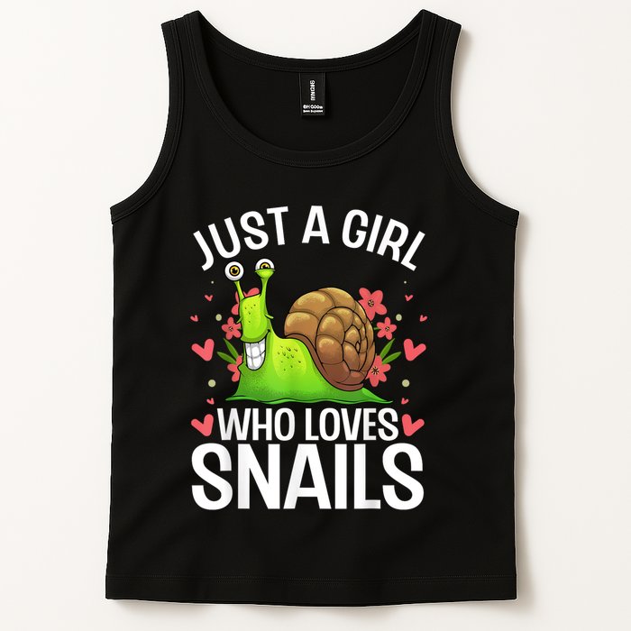 Funny Snail Design For Snail Lover Tank Top