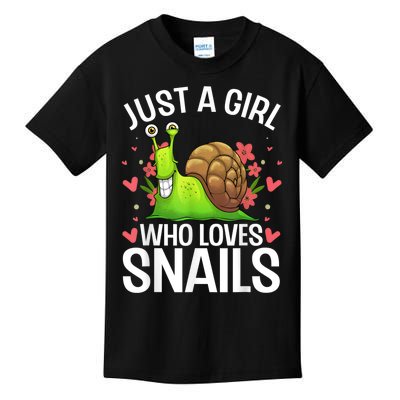 Funny Snail Design For Snail Lover Kids T-Shirt