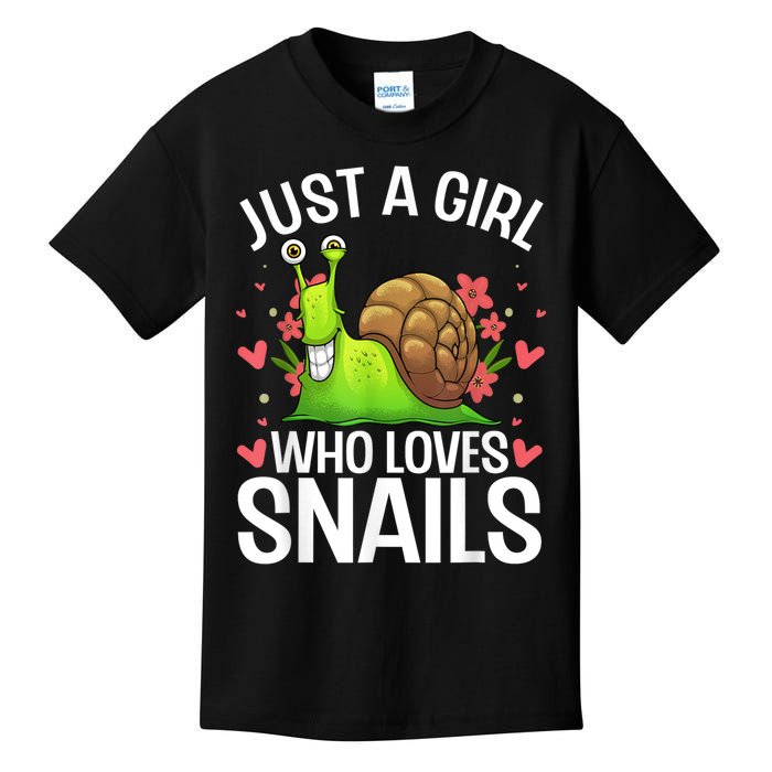 Funny Snail Design For Snail Lover Kids T-Shirt