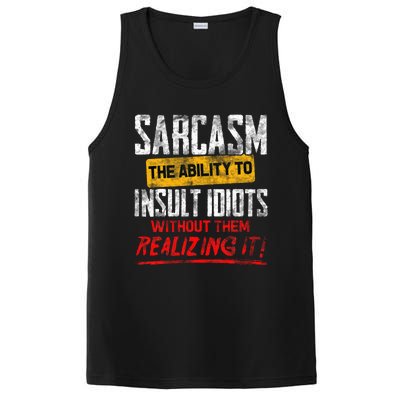 Funny Sarcasm Definition PosiCharge Competitor Tank