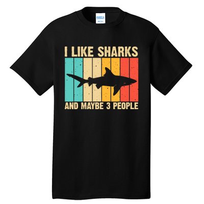 Funny Shark Design For Animal Shark Stuff Tall T-Shirt