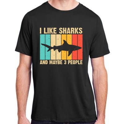 Funny Shark Design For Animal Shark Stuff Adult ChromaSoft Performance T-Shirt