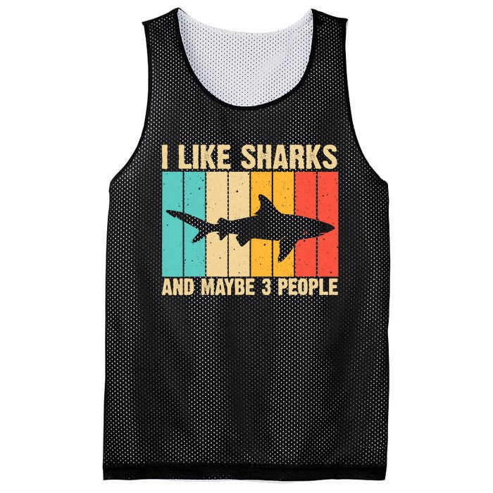 Funny Shark Design For Animal Shark Stuff Mesh Reversible Basketball Jersey Tank