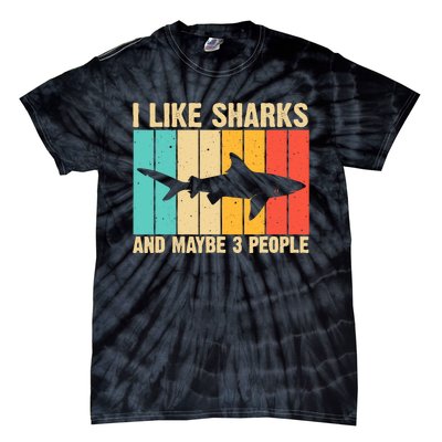 Funny Shark Design For Animal Shark Stuff Tie-Dye T-Shirt