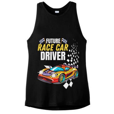 Funny Sarcastic Design Future Race Car Driver Ladies PosiCharge Tri-Blend Wicking Tank