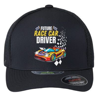 Funny Sarcastic Design Future Race Car Driver Flexfit Unipanel Trucker Cap