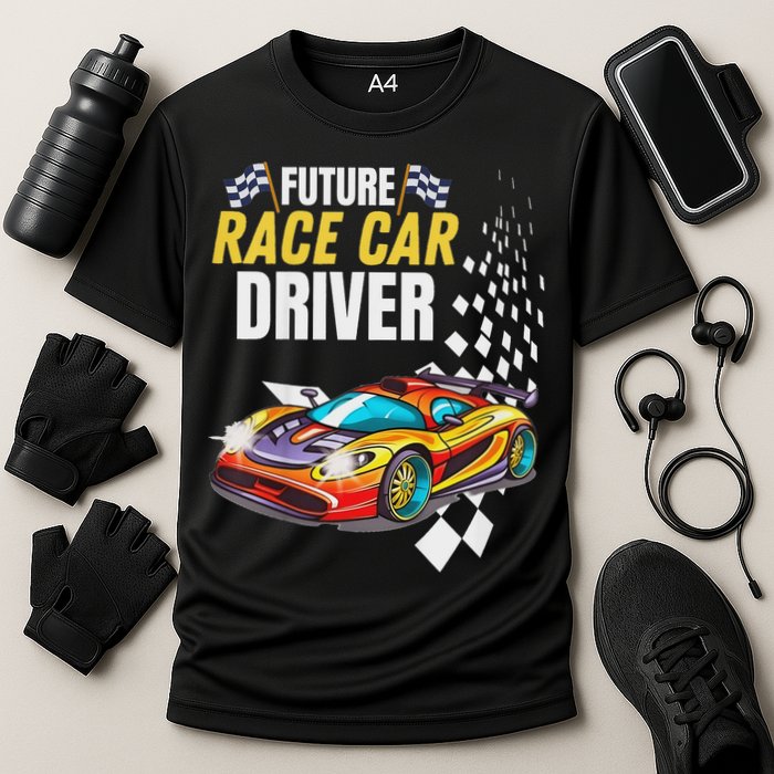 Funny Sarcastic Design Future Race Car Driver Cooling Performance Crew T-Shirt