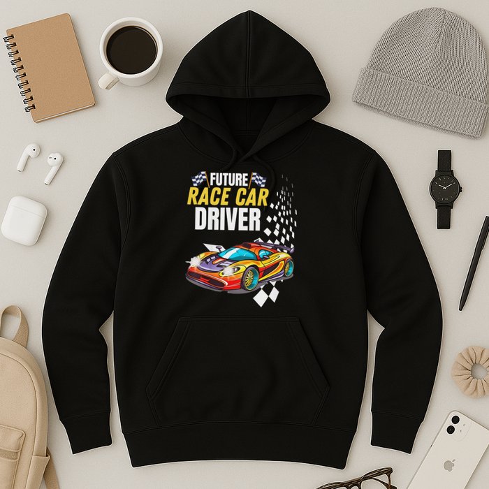 Funny Sarcastic Design Future Race Car Driver Hoodie