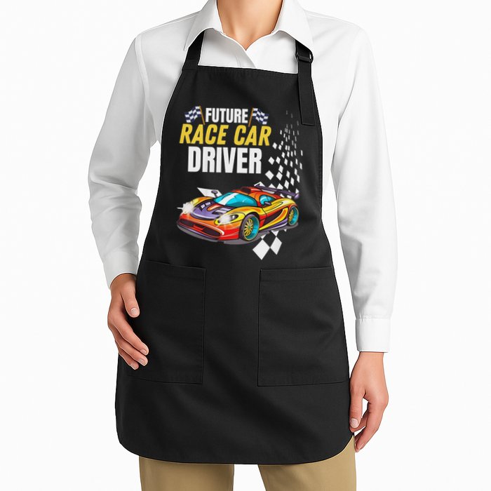 Funny Sarcastic Design Future Race Car Driver Apron