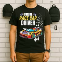 Funny Sarcastic Design Future Race Car Driver T-Shirt