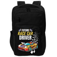 Funny Sarcastic Design Future Race Car Driver Impact Tech Backpack