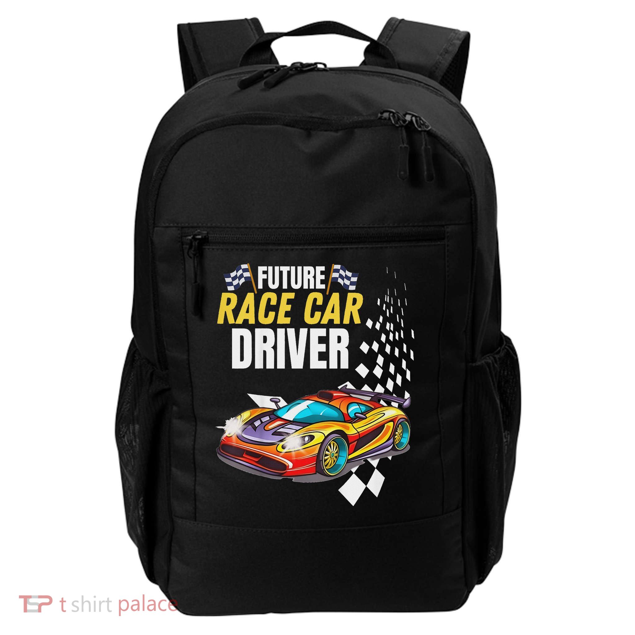 Funny Sarcastic Design Future Race Car Driver Daily Commute Backpack