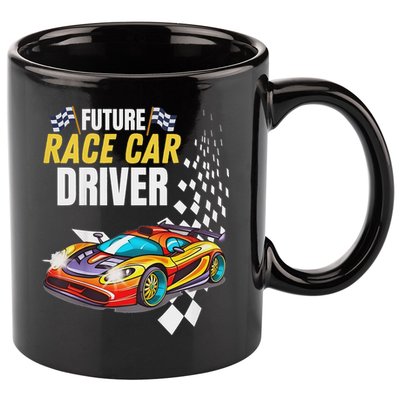 Funny Sarcastic Design Future Race Car Driver 11oz C Handle Ceramic Mug