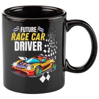 Funny Sarcastic Design Future Race Car Driver 11oz C Handle Ceramic Mug