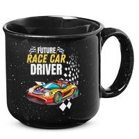 Funny Sarcastic Design Future Race Car Driver 15oz Campfire Ceramic Mug