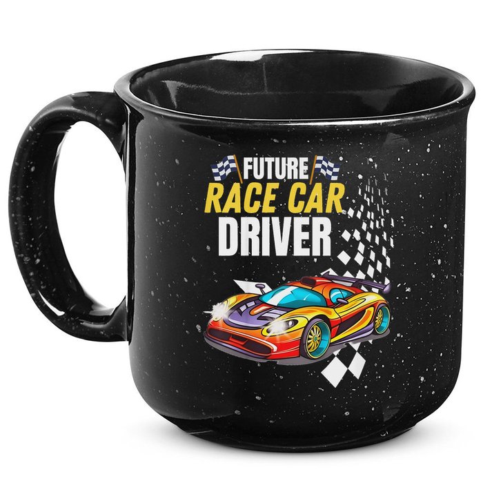 Funny Sarcastic Design Future Race Car Driver 15oz Campfire Ceramic Mug