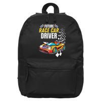 Funny Sarcastic Design Future Race Car Driver 16 in Basic Backpack