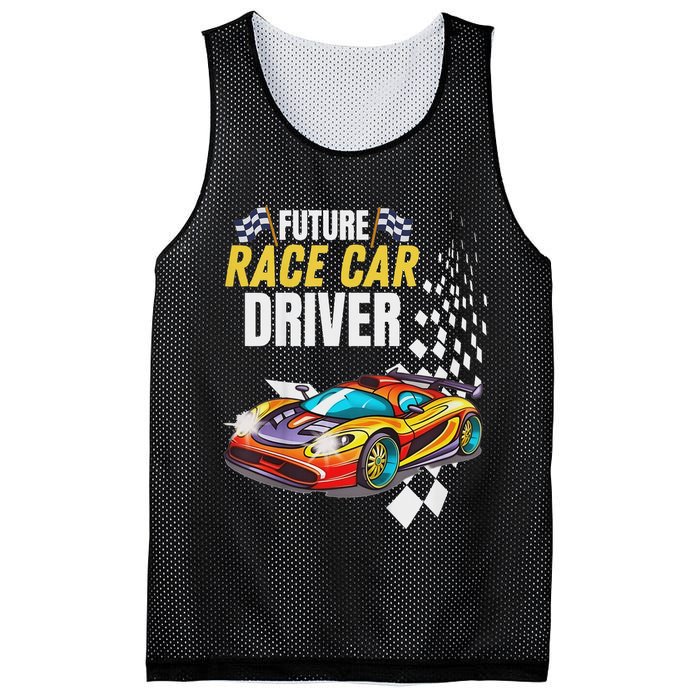 Funny Sarcastic Design Future Race Car Driver Mesh Reversible Basketball Jersey Tank