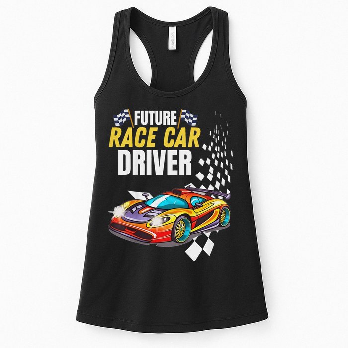 Funny Sarcastic Design Future Race Car Driver Womens Tank Top