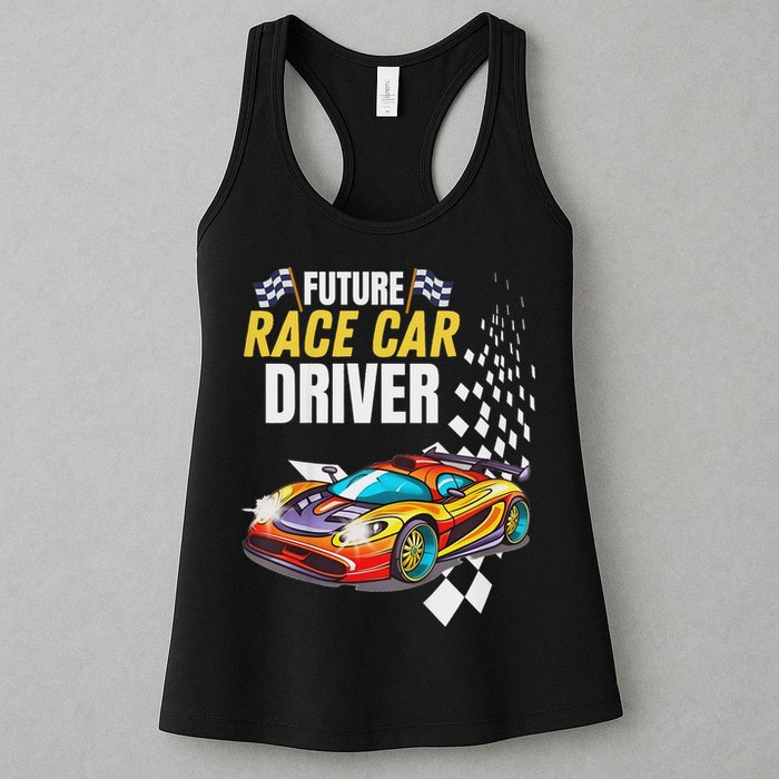 Funny Sarcastic Design Future Race Car Driver Womens Tank Top