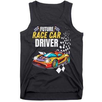 Funny Sarcastic Design Future Race Car Driver Tank Top