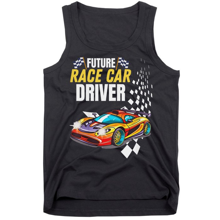 Funny Sarcastic Design Future Race Car Driver Tank Top